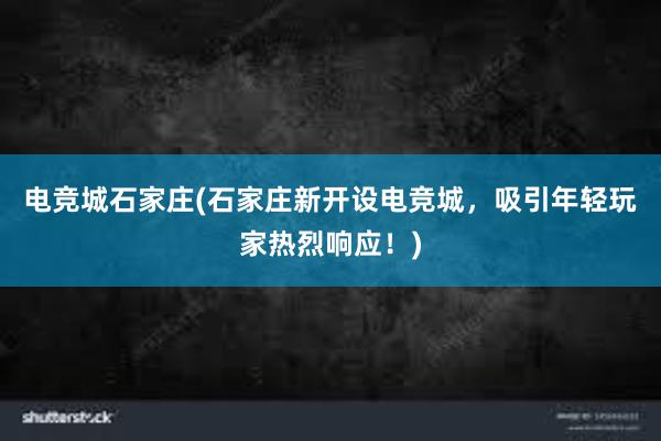 电竞城石家庄(石家庄新开设电竞城，吸引年轻玩家热烈响应！)