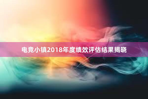 电竞小镇2018年度绩效评估结果揭晓